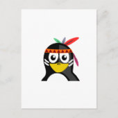 Native American Penguin Briefkaart (Voorkant)
