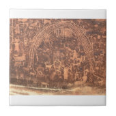 Native American Petroglyphs Rochester Panel Tegeltje (Voorkant)