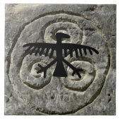 Native American Petroglyphs Tile Tegeltje (Voorkant)