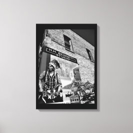Native American Photo Canvas Afdruk