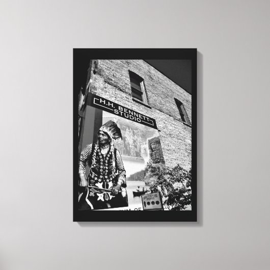 Native American Photo Canvas Afdruk (Voorkant)