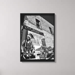 Native American Photo Canvas Afdruk