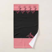 Native American Pink Kokopelli Bad Handdoek (Handdoek)