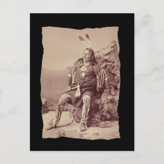 Native American Ponka Big Chief Briefkaart (Voorkant)