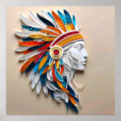 Native American Poster (Voorkant)