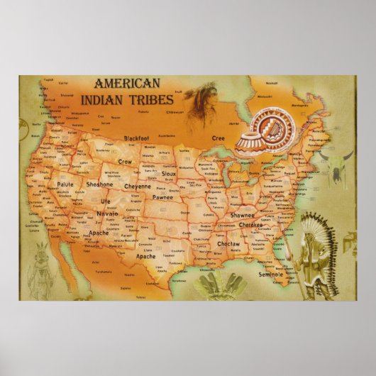 Native American Poster (Voorkant)