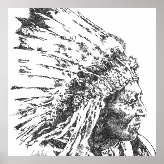 Native American Poster (Voorkant)