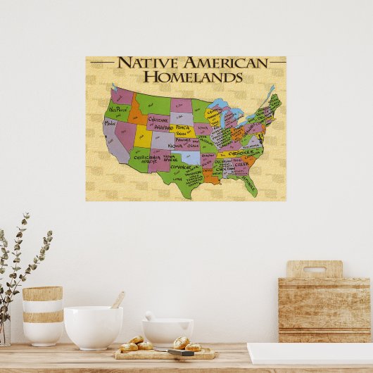 Native American Poster (Keuken)