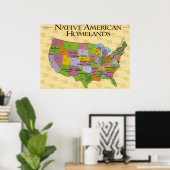 Native American Poster (Thuiskantoor)