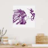 Native American Poster (Keuken)