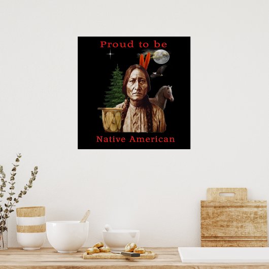 Native American Poster (Keuken)