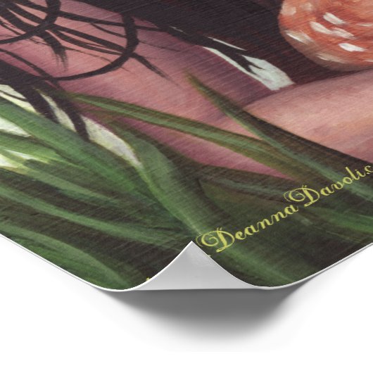 Native American Poster Native American Art Deer (Hoek)