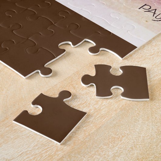 Native American Pottery Art met naam en Waterverf- Legpuzzel (Zijkant)