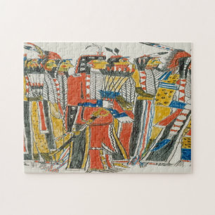 Native American Pow Legpuzzel