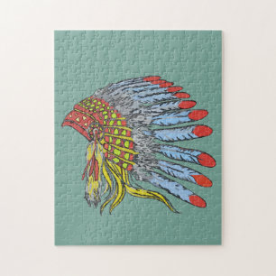 Native American Pow Legpuzzel