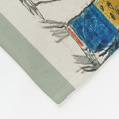 Native American Pow Wow Dancers Fleece Deken (Hoek)