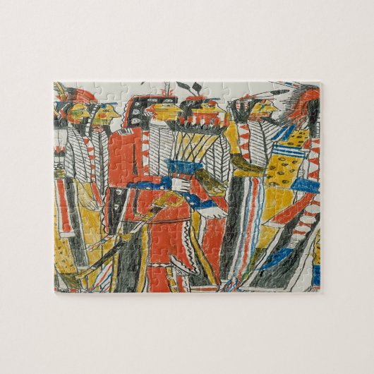 Native American Pow Wow Dancers Legpuzzel (Horizontaal)