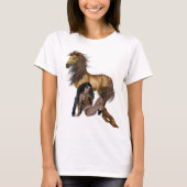Native American Princess and Horse Shirt (Voorkant)