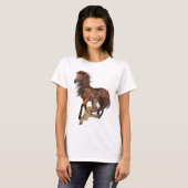 Native American Princess and Horse Shirt (Voorkant volledig)