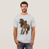 Native American Princess and Horse Shirt (Voorkant volledig)