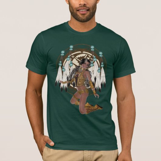 Native American Princess and Horse Shirt (Voorkant)