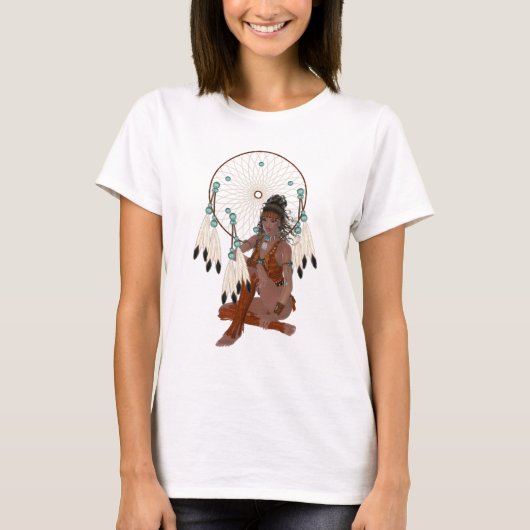 Native American Princess and Horse Shirt (Voorkant)