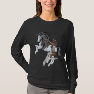 Native American Princess en Stallion Shirt