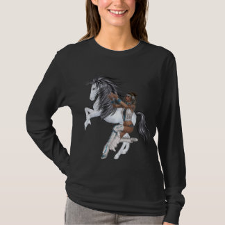 Native American Princess en Stallion Shirt