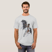 Native American Princess en Stallion Shirt (Voorkant volledig)