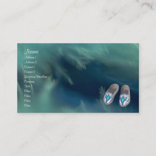 Native American Profile Card Visitekaartje (Voorkant)