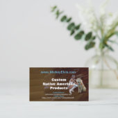 Native American Profile Card Visitekaartje (Staand voorkant)