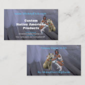 Native American Profile Card Visitekaartje (Voorkant / Achterkant)