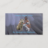 Native American Profile Card Visitekaartje (Achterkant)