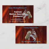 Native American Profile Card Visitekaartje (Voorkant / Achterkant)