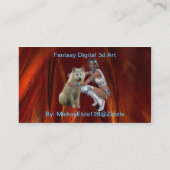 Native American Profile Card Visitekaartje (Achterkant)