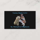 Native American Profile Card Visitekaartje (Achterkant)