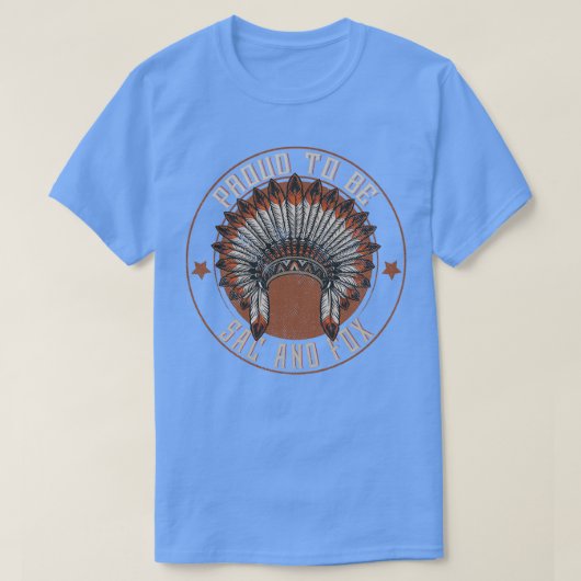 Native American Proud to Sac and Fox tribe T-shirt (Design voorkant)