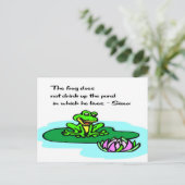 Native American Proverb Briefkaart (Staand voorkant)