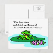 Native American Proverb Briefkaart (Voorkant / Achterkant)