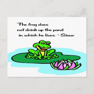 Native American Proverb Briefkaart