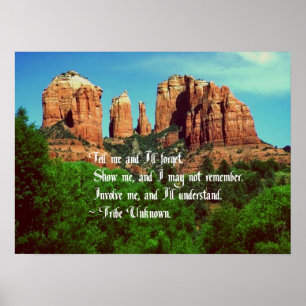 Native American Proverb Poster