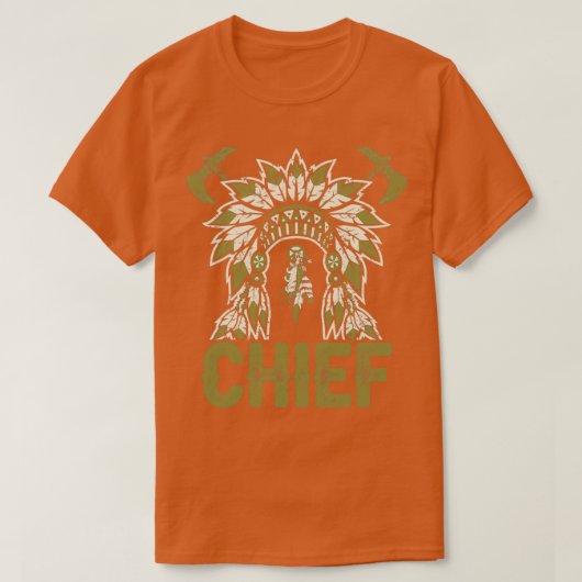 Native American Quote Chief T-shirt (Design voorkant)