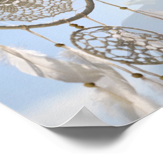 Native American Quote, luister naar de wind Poster (Hoek)