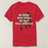 Native american quote t-shirt (Design voorkant)
