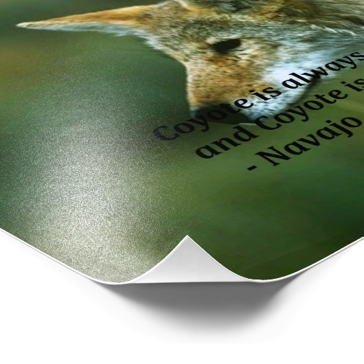 Native American Quotes Foto Afdruk (Hoek)