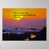 Native American Quotes Poster (Voorkant)