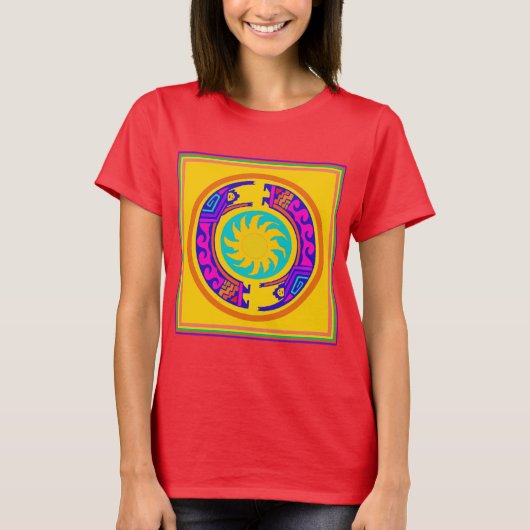 Native American Rainbow Spirits T-shirt (Voorkant)