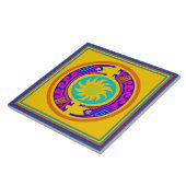 Native American Rainbow Spirits Tegeltje (Zijkant)