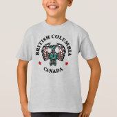 Native American Red Black Art Thunderbird T-shirt (Voorkant)