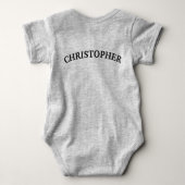 Native American Red Black Art Wide Skull Romper (Achterkant)